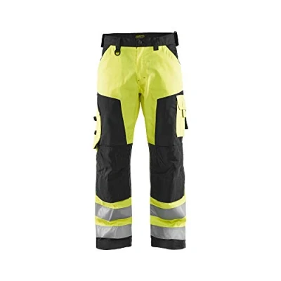 Afbeelding van Blaklader Werkbroek High Vis zonder spijkerzakken 1566 1811 Geel/Zwart