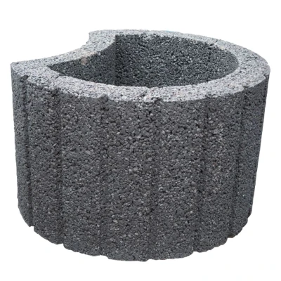 Afbeelding van Cirkelflor Groot Zwart 48x38x30cm