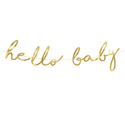 Afbeelding van Partydeco Slinger Hello Baby