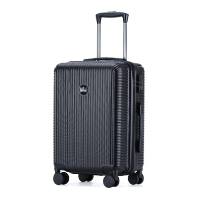 Afbeelding van Blade Kofferset 3 delig hardshell koffer trolleys lichte rolkoffer handbagage van ABS + PC met TSA slot 4 spinner wielen delige reiskofferset, zwart, Large,