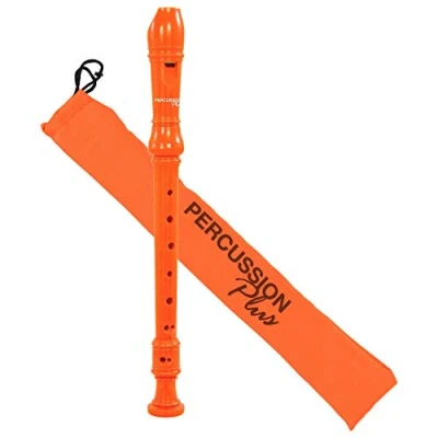 Afbeelding van Percussion Plus PP1614 Kleurrijke Sopraan Descant Recorder Oranje