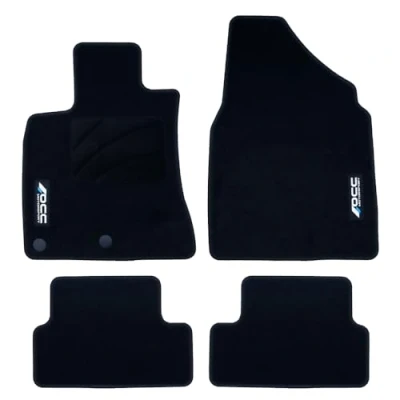 Afbeelding van OCC DESIGN Precies passende deurmat Qashqai (2007 2013), 5 stuks, met logo