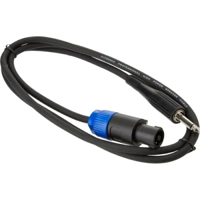 Afbeelding van chord SPK J150 5ft 6,3 mm Mono Jack naar Speakon Plug