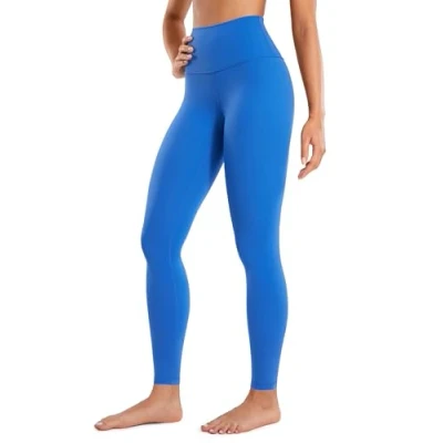 Afbeelding van CRZ Yoga Womens Butterleuse Hoge Taille Workout Leggings Lef 28&#039;&#039; Volledige Lengte Zachte Atletische Broek Fonkelend blauw M