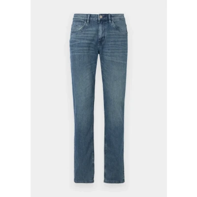 Afbeelding van TOM Tailor JOSH Slim fit jeans, Heren, Maat: 32x34, Mid stone wash denim