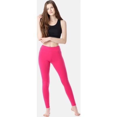 Afbeelding van Merry Style Dames Lange Leggings Sport Vrijetijdsbroek Sporbroek van Katonen Brede Taille MS MS10 429 LE Amaranth L