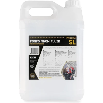Afbeelding van BeamZ FSNF5 sneeuwvloeistof voor sneeuwmachines 5 liter