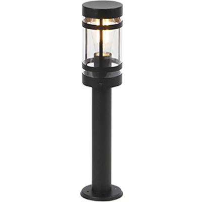 Afbeelding van QAZQA Smart buitenlamp zwart 50 cm IP44 incl. Wifi ST64 Gleam