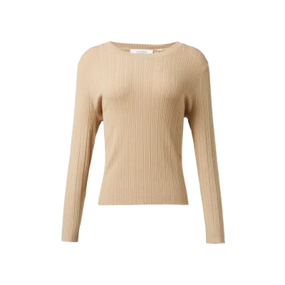 Afbeelding van comma casual identity Trui, Dames, Maat: 34, Sandstein