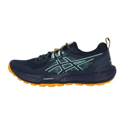 Afbeelding van Asics Gelsonoma 8 Trail hardloopschoenen, Heren, Maat: 40.5, Midnight/rainy lake Kunststof/ textiel