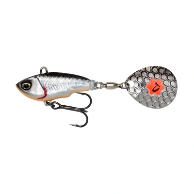 Afbeelding van Savage Gear Fat Tail Spin (No Lead) 5,5cm (6,5g) Dirty Silver Spinner