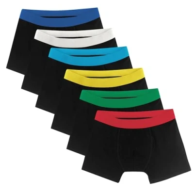Afbeelding van Libella 1603 Hipster Boxershorts voor jongens, katoen, 6 stuks, zwart 1, 134 140