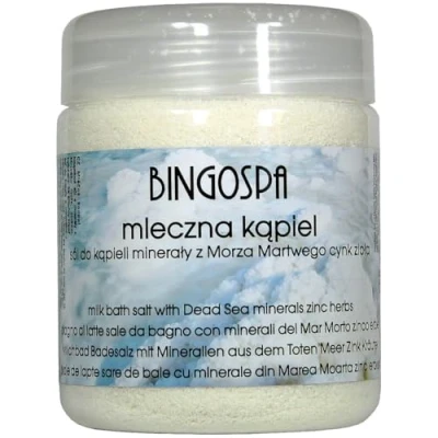Afbeelding van BINGOSPA badzout tegen allergieën, eczeem, psoriasis, acne, cellulitis en striae 550 g