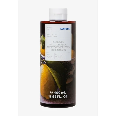 Afbeelding van Korres Renewing Bodycleanser Basil Lemon Douchegel, Maat: 400 ml,