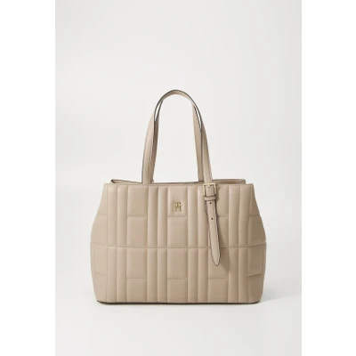 Afbeelding van Tommy Hilfiger Feminine TOTE Handtas, Dames, Maat: One Size, Coastal taupe