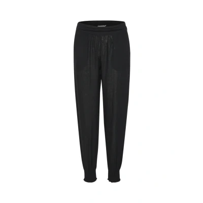 Afbeelding van Cream Bellis Harem Broek, Dames, Maat: S/M, Pitch black