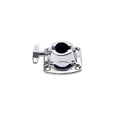 Afbeelding van Alnicov Drumstel Houder Basisplaat Tom Bekkenhouder Klem Muziekinstrument Onderdelen Zinklegering Drum Mounts Rack Bar, Chroom