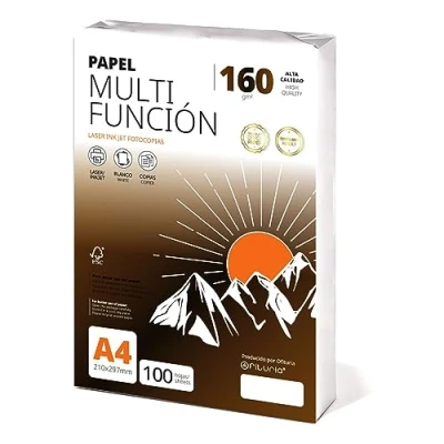 Afbeelding van Ofiturie A4 vellen 160 g 100 multifunctioneel papier voor printers, laserprinters en inkjetprinters, kopieerapparaat kantoorgebruik, schoolbenodigdheden, verpakking met folie