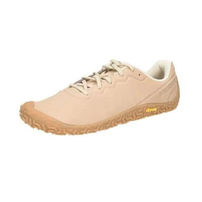 Afbeelding van Merrell Vapor Glove 6 Loopschoen neutraal, Dames, Maat: 38.5, Khaki Leer