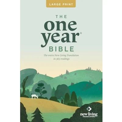 Afbeelding van NLT One Year Bible Slimline Large Print PB, The