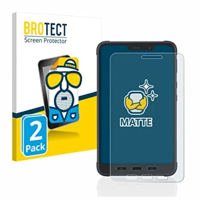 Afbeelding van BROTECT (2 Stuks) Antireflecterende Beschermfolie voor Samsung Galaxy Tab Active 3 Enterprise Edition LTE Anti Glare Screen Protector, Mat