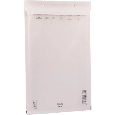 Afbeelding van Bong Airpro Luchtkussenenveloppen C16, Ft 220 X 340 Mm Met Stripsluiting, Wit, Pak Van 10 Stuks Enveloppen