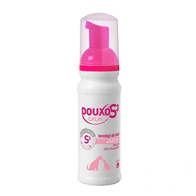 Afbeelding van DOUXO S3 Calm Mousse voor honden en katten, hygiëne de gevoelige huid, verlicht beschermd, hypoallergene geur, 150 ml
