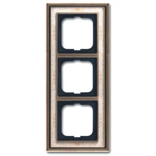 Afbeelding van Abb busch jaeger afdekraam 3 voudig dynasty antiek decor ivoor 2cka001754a4665