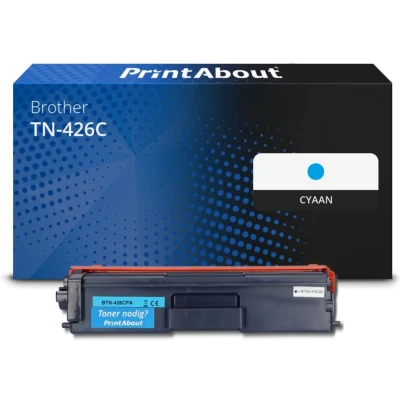 Afbeelding van Huismerk Brother TN 426C Toner Cyaan Extra hoge capaciteit