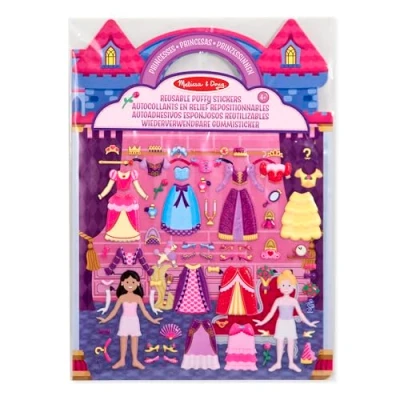 Afbeelding van Melissa &amp; Doug Herbruikbare Extradikke Stickers Prinsessen
