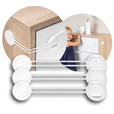 Afbeelding van Reer multifunctionele kindersloten 3 stuks wit