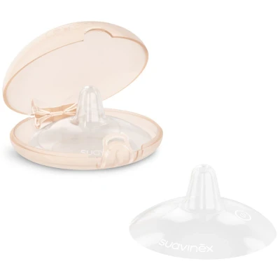 Afbeelding van Suavinex Zero.Zero Silicone Tepelbeschermers Small 2 Stuks incl. Bewaardoosje SXZBRF049962