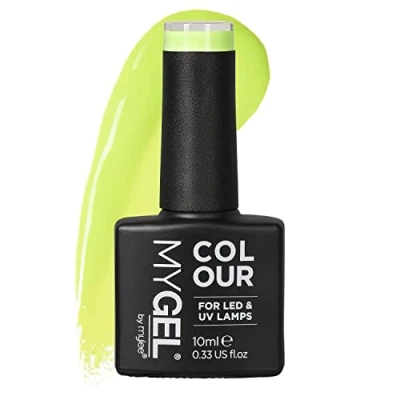 Afbeelding van Mylee Gel Nagellak 10ml [Margarita] UV/LED Gellak Nail Art Manicure Pedicure, Professioneel &amp; Thuisgebruik [Neons Range] Langdurig en gemakkelijk aan te brengen