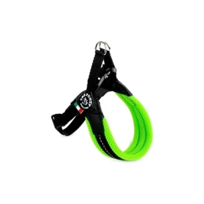 Afbeelding van Tre Ponti Easy Fit Mesh Classic Neon Hondenharnas, Maat 3.5, Groen