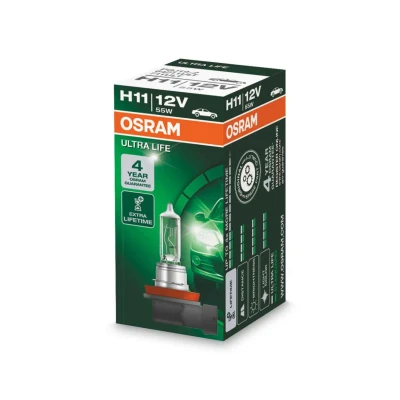 Afbeelding van Osram H11 Halogeenlamp 12V 55W PGJ19 2 Ultra Life