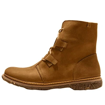 Afbeelding van El Naturalista dame N5470 Aangenaam hout/Angkor korte laars, Bruin hout hout, 38 EU