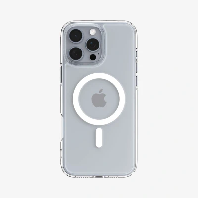 Afbeelding van Spigen Ultra Hybrid MagFit Hoesje Geschikt voor Apple iPhone 16 Pro Max Compatibel met MagSafe Back Cover Wit