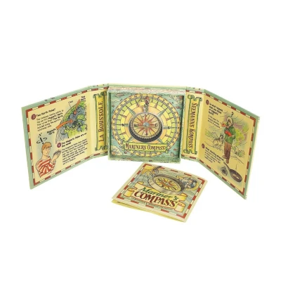Afbeelding van Authentic Models kompas Mariner&#039;s Compass kinderen Decoratie Groen