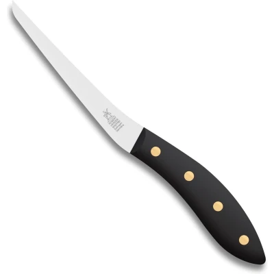 Afbeelding van Robert Herder Fileermes SeaKnives Edwin Vinke&#039;s Flexibel RVS Lemmet 13 mm Heft POM Zwart