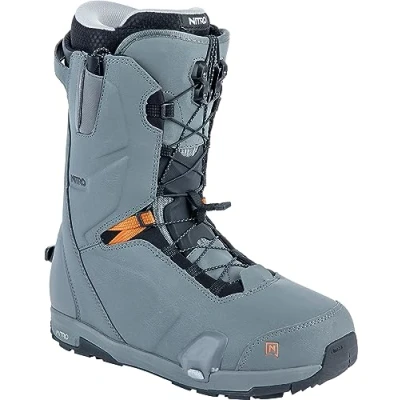 Afbeelding van Nitro Heren Snowboards Profile TLS All Mountain Freeride Freestyle Premium snelvetersysteem Step On Boot snowboardboot, houtskool, 26,5