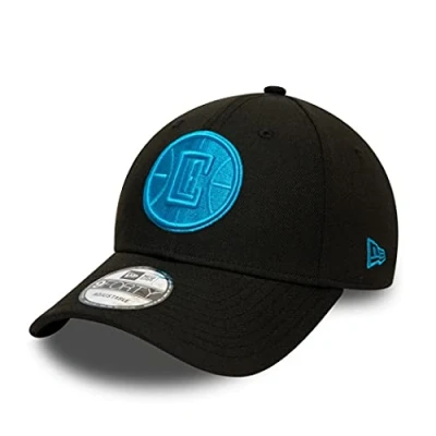 Afbeelding van New Era Los Angeles Clippers NBA Cap Basecap 9Forty verstellbar Basketball Kappe Pop Logo schwarz One Size