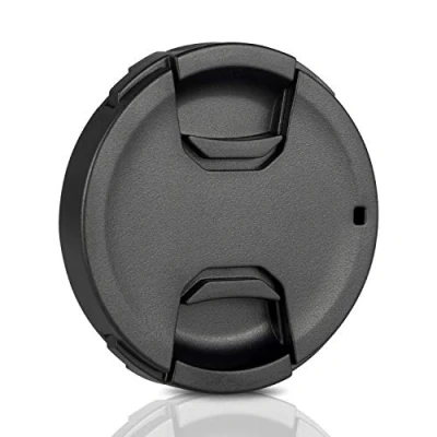 Afbeelding van Ares Foto® 67mm lensdop. Extra sterke veren, camerabeschermkap van 100% gerecycled plastic compatibel met Nikon, Canon, Sony, Sigma, Tamron, Olympus, Fujifilm.