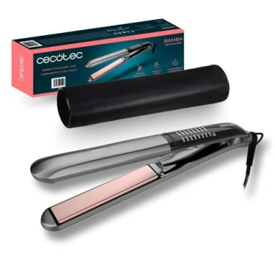 Afbeelding van Cecotec Bamba RitualCare 1200 HidraProtect Ion Touch stijltang, 60 W, toermalijn, keratine en arganolie, aanraakgevoelige echte ionen, snelle verwarming, drijvende platen, instelbare temperatuur