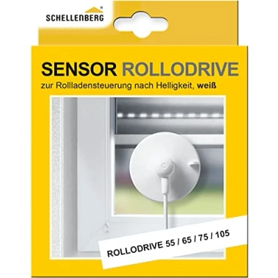 Afbeelding van Schellenberg 22720 Sensor RolloDrive zonnesensor voor elektrische riemwikkelaar 55, 65, 75 en 105, kabellengte 0,75 m