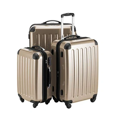 Afbeelding van HAUPTSTADTKOFFER Alex handbagage harde schaal, champagne, Koffer Set, Kofferset