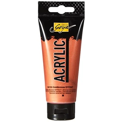 Afbeelding van Solo Goya Brons Gouden Acrylverf 100ml tube Hoge kwaliteit A merk