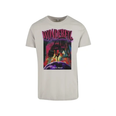 Afbeelding van Mister Tee Wonderful Tshirt print, Heren, Maat: XS, Lightasphalt