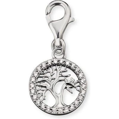Afbeelding van Engelsrufer Bedel ERC LILTREE ZI Gerhodineerd sterling zilver