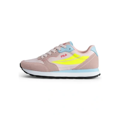 Afbeelding van Fila Hypert Sneakers laag, Dames, Maat: 37, Mauve chalk acid lime Leer/ synthetisch