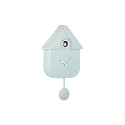 Afbeelding van Karlsson Koekoeksklok Modern Cuckoo Wandklok Licht Blauw 41x21,5x8,5cm